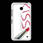 Coque Nokia Lumia 635 Kiss avec rouge à lèvres
