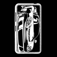Coque Nokia Lumia 635 Illustration voiture de sport en noir et blanc