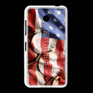 Coque Nokia Lumia 635 Drapeau et monnaie américaine