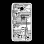 Coque Nokia Lumia 635 Rue de New York en dessin noir et blanc