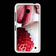 Coque Nokia Lumia 635 Fraise et bouche 2