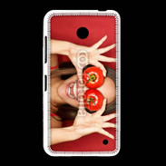 Coque Nokia Lumia 635 Femme tomate humour