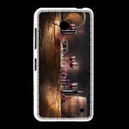 Coque Nokia Lumia 635 Vin rouge et tonneaux