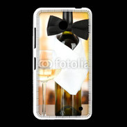 Coque Nokia Lumia 635 Vin blanc et noeud papillon