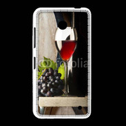 Coque Nokia Lumia 635 Verre de vin rouge et grappe de raisin