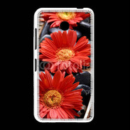 Coque Nokia Lumia 635 Fleurs Zen rouge 10