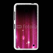 Coque Nokia Lumia 635 Rideau rose à strass