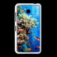 Coque Nokia Lumia 635 Poisson et corail