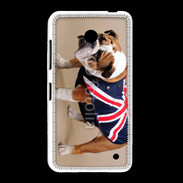 Coque Nokia Lumia 635 Bulldog anglais en tenue