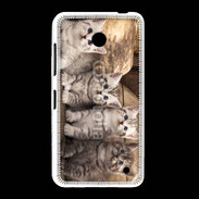 Coque Nokia Lumia 635 Chaton gris 2