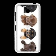 Coque Nokia Lumia 635 Alignement de petits chiens