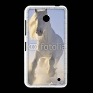 Coque Nokia Lumia 635 Cheval blanc dans la neige