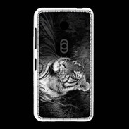 Coque Nokia Lumia 635 Tigre du Bengale en noir et blanc