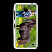 Coque Nokia Lumia 635 Petite fille avec son poney