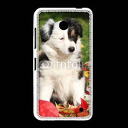 Coque Nokia Lumia 635 Adorable chiot Border collie