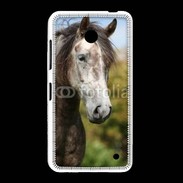 Coque Nokia Lumia 635 Portrait cheval arabe gris 1