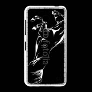 Coque Nokia Lumia 635 Illustration cheval noir
