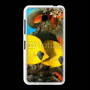 Coque Nokia Lumia 635 Poissons exotiques jaune 5