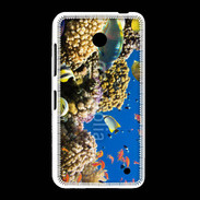 Coque Nokia Lumia 635 Poisson et coraux de toutes les couleurs