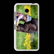 Coque Nokia Lumia 635 Enfant et cheval