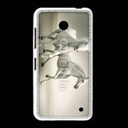 Coque Nokia Lumia 635 Chevaux blancs