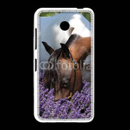 Coque Nokia Lumia 635 Cheval sentant la lavande 