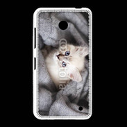 Coque Nokia Lumia 635 Chaton aux yeux bleus 10