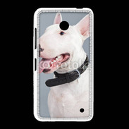 Coque Nokia Lumia 635 Portrait de Bull terrier blanc 5