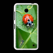 Coque Nokia Lumia 635 Coccinelle sur une feuille