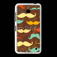 Coque Nokia Lumia 635 Fond en moustache