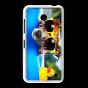 Coque Nokia Lumia 635 Chien à la piscine 5