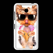 Coque Nokia Lumia 635 Yorkshire avec un cornet de glace