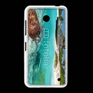 Coque Nokia Lumia 635 Belle plage avec tortue