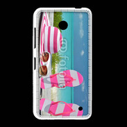 Coque Nokia Lumia 635 La vie en rose à la plage