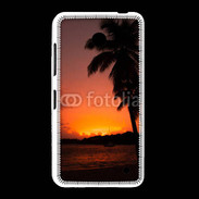 Coque Nokia Lumia 635 Cocotier au soleil couchant