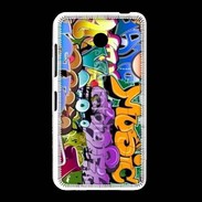 Coque Nokia Lumia 635 Graffiti seamless background. Hip-hop art