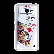 Coque Nokia Lumia 635 Carré de dames au poker
