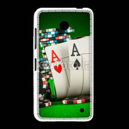 Coque Nokia Lumia 635 Paire d'As au poker 75