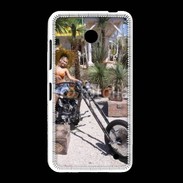 Coque Nokia Lumia 635 Femme sexy moto 2