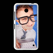 Coque Nokia Lumia 635 jeune Geek avec clavier