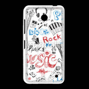 Coque Nokia Lumia 635 Eléments de musique en dessin