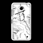 Coque Nokia Lumia 635 Instruments de musique en dessin 90