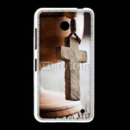 Coque Nokia Lumia 635 Croix en bois 5