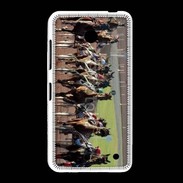 Coque Nokia Lumia 635 Arrivée de course de trot en sulky