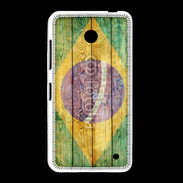 Coque Nokia Lumia 635 Drapeau Brésil Grunge 510