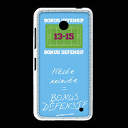 Coque Nokia Lumia 635 Mêlée relevée Bonus offensif-défensif Bleu