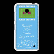 Coque Nokia Lumia 635 Plaquage Bonus offensif-défensif Bleu