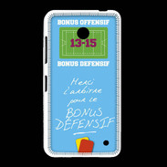Coque Nokia Lumia 635 Merci l'arbitre Bonus offensif-défensif Bleu