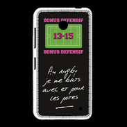 Coque Nokia Lumia 635 Les potes Bonus offensif-défensif Noir