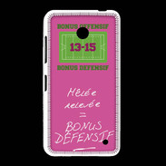 Coque Nokia Lumia 635 Mêlée relevée Bonus offensif-défensif Rose
